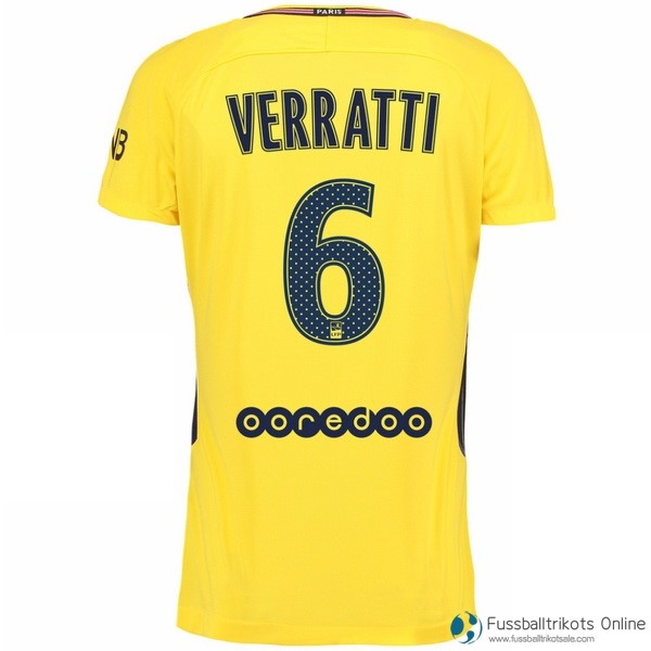 Paris Saint Germain Trikot Auswarts Verratti 2017-18 Fussballtrikots Günstig